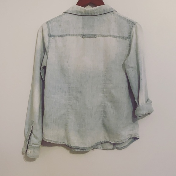 4. Papaya Medium Chambray Denim button up - Picture 7 of 7